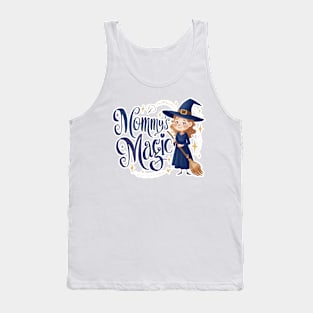 Enchanting Witch Mother with "Mommy's Magic" - Magical Family Love Design Tank Top